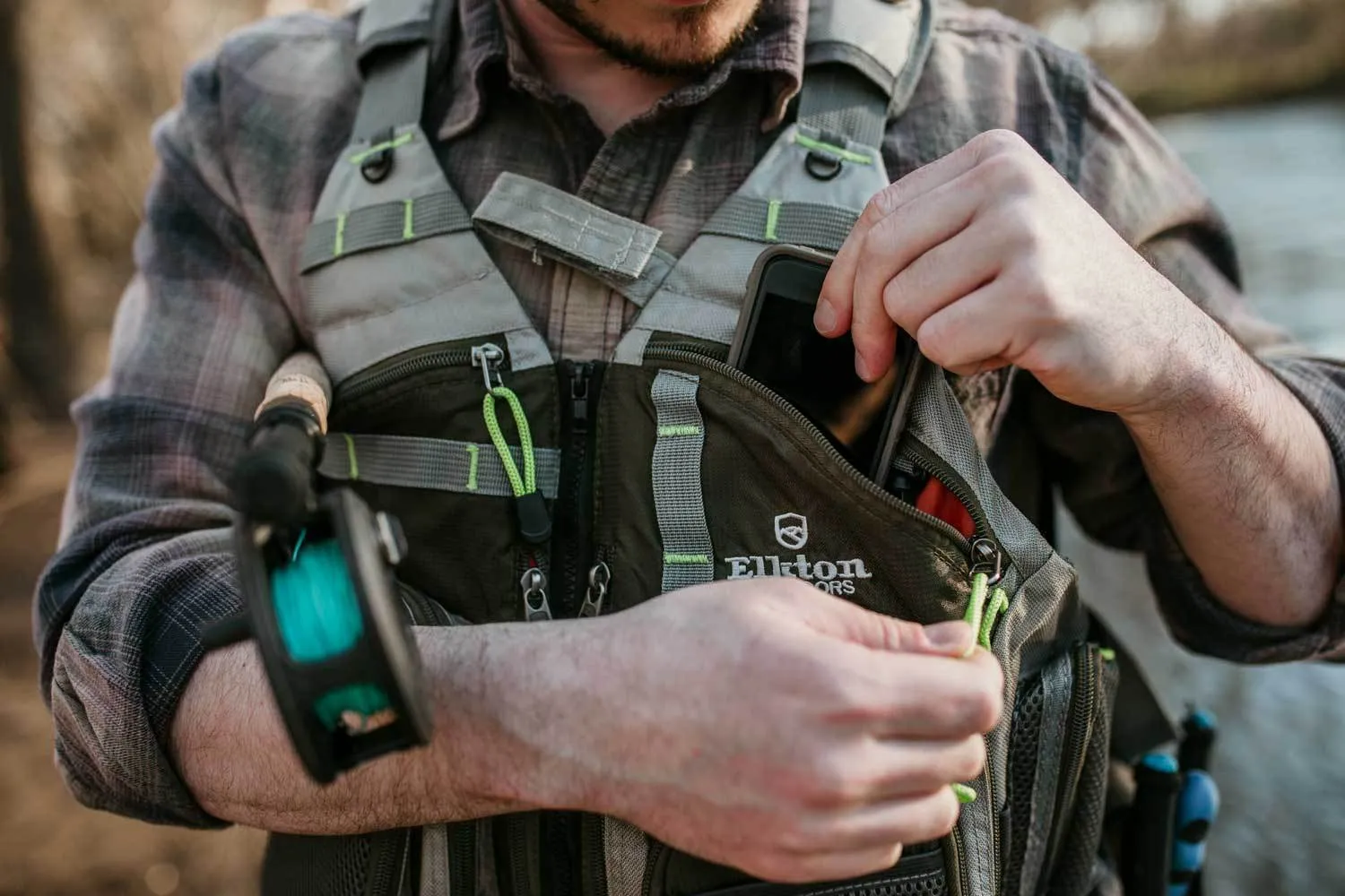 Fly Fishing Vest With Mesh Multi-Pocket Storage