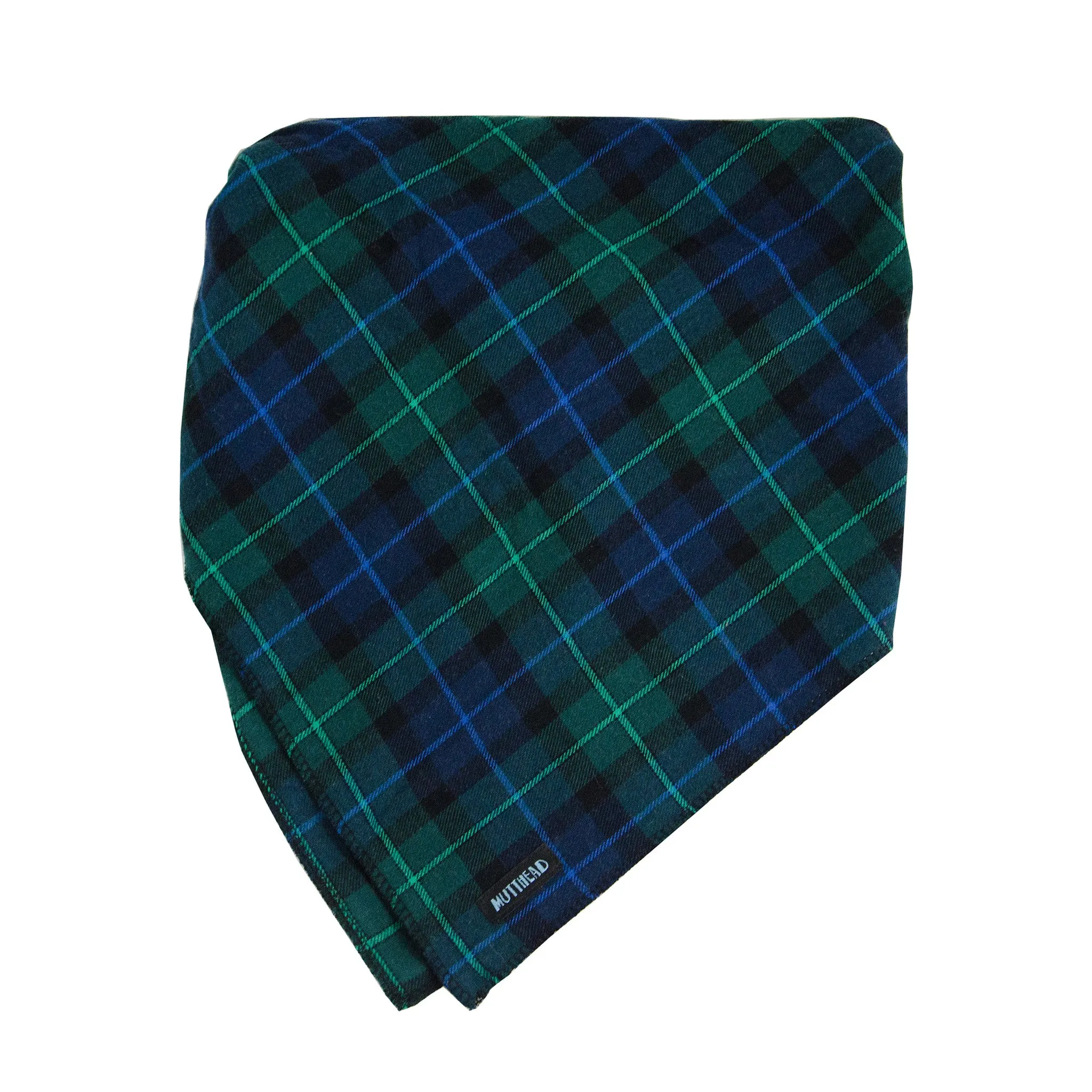 Fold-over bandana in Forrest