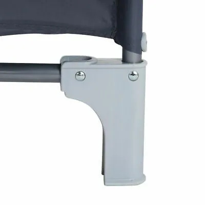 Foldable Baby Crib Playpen Playard Pack Travel Infant Bassinet Bed Music Gray