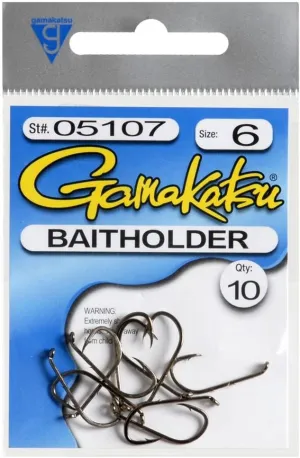 GAMAKATSU BAIT HOLDER HOOK 10pk