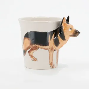 German Shepherd Hand-painted Dog Mug