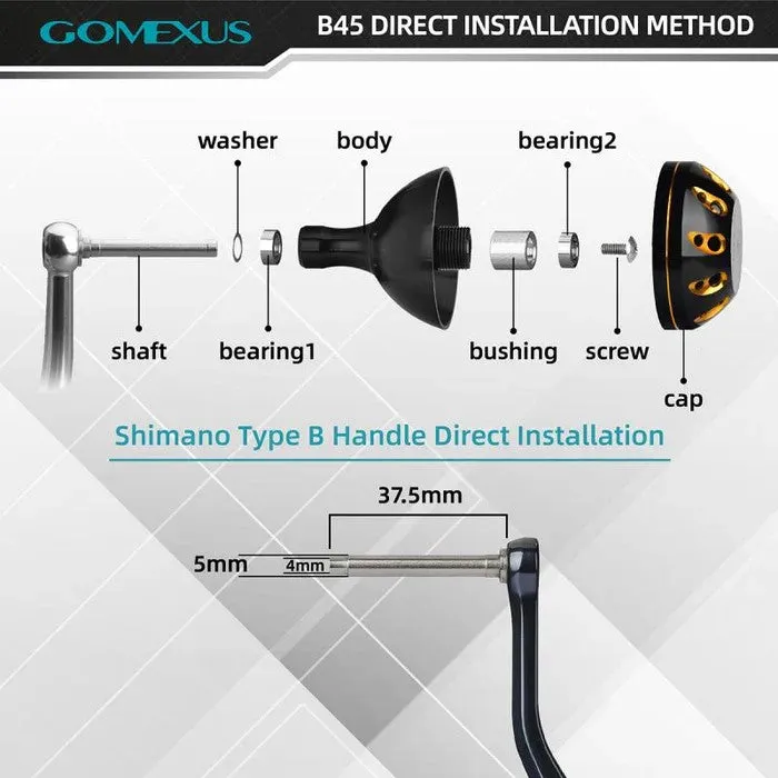 Gomexus B47 47mm Aluminium Power Knob