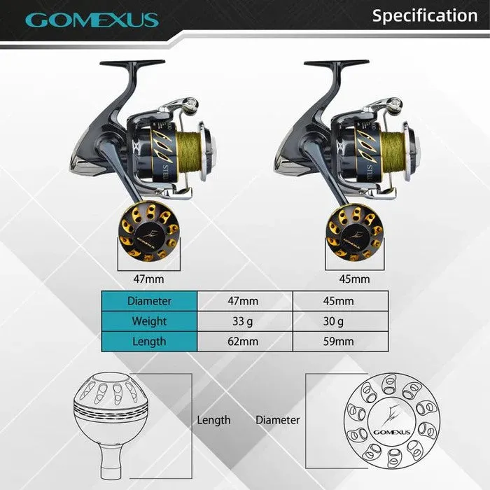 Gomexus B47 47mm Aluminium Power Knob