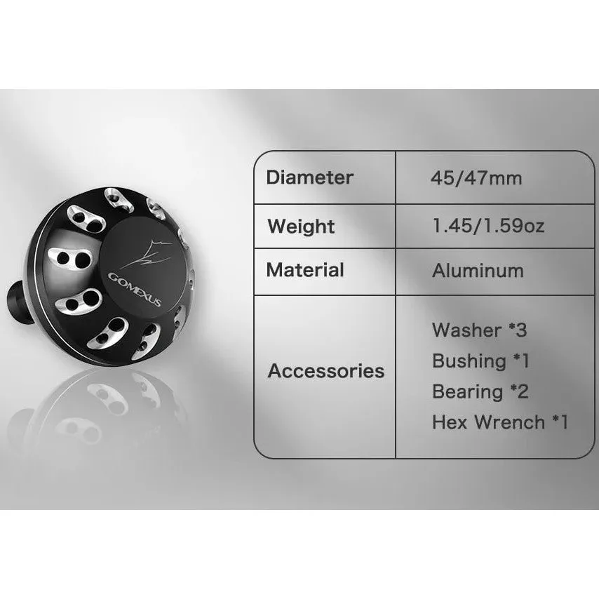 Gomexus B47 47mm Aluminium Power Knob