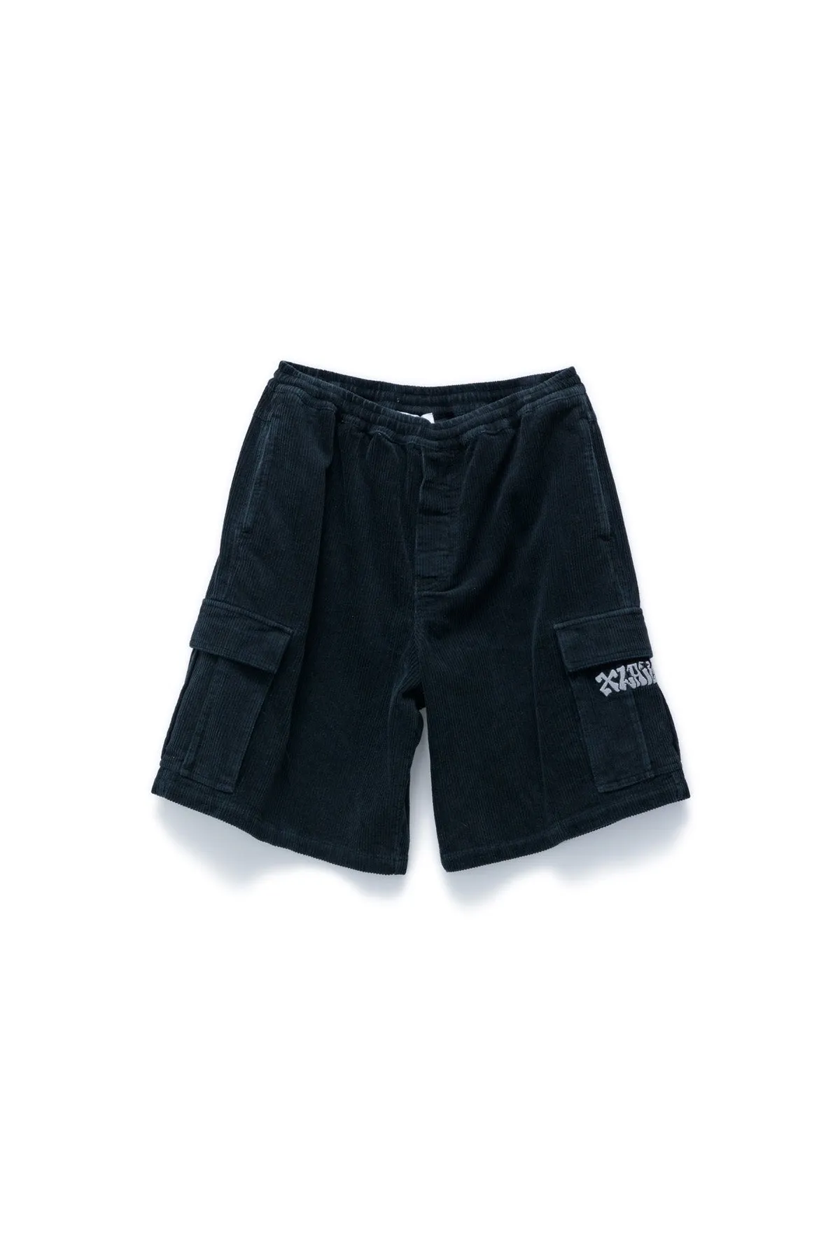 GRAFF CORD 91 CARGO SHORT - PIGMENT BLACK