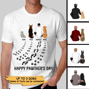 Happy Pawther‘s Day Dog Dad Personalized Shirt