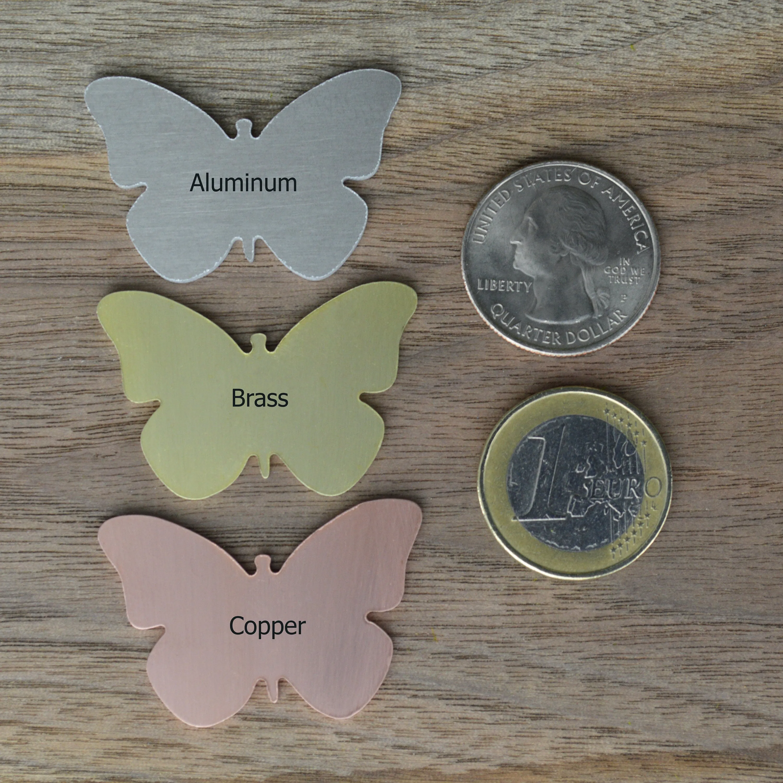 Hawaiian Flutter Hand Stamped Dog Collar Tag