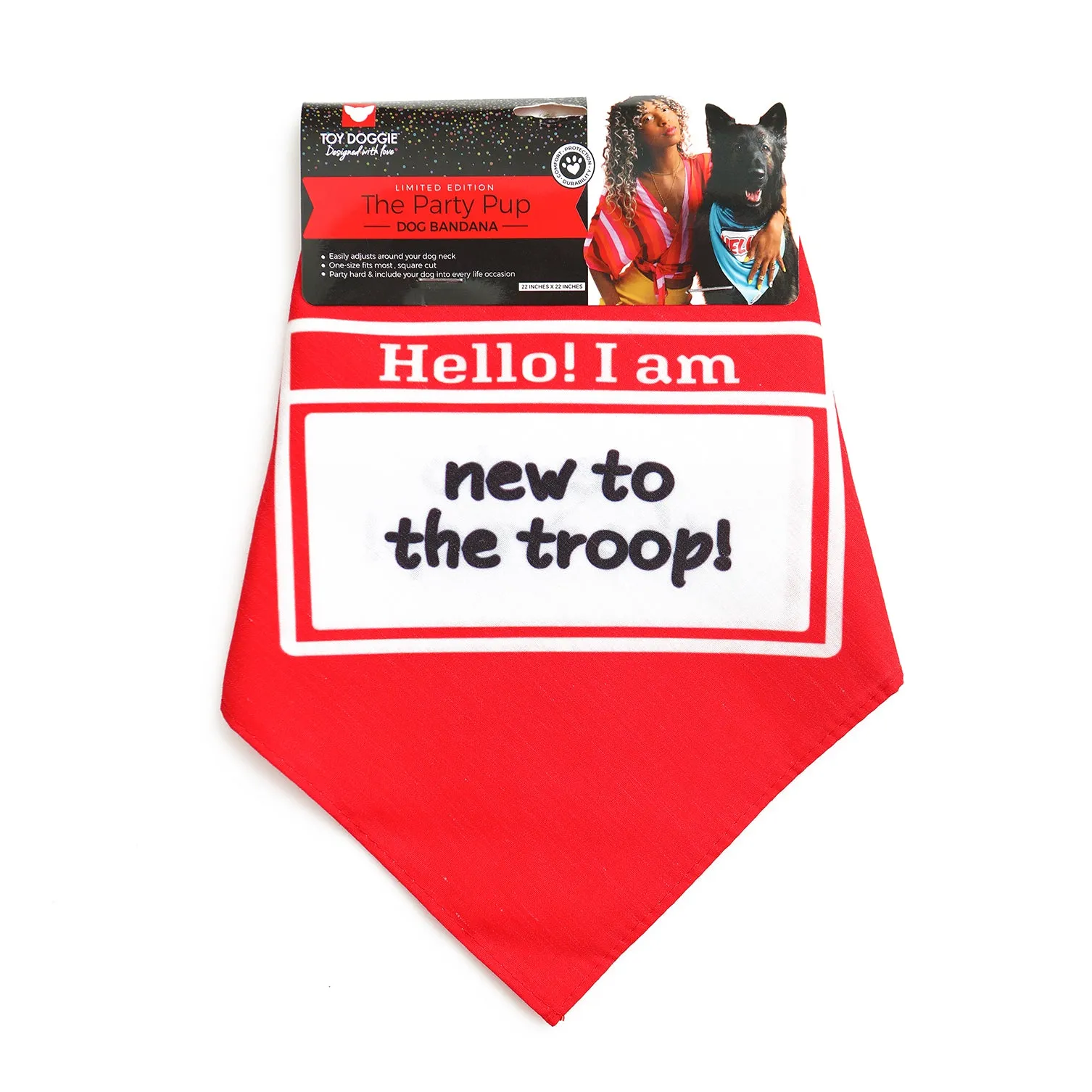 Hello! New To The Troop! Dog Bandana