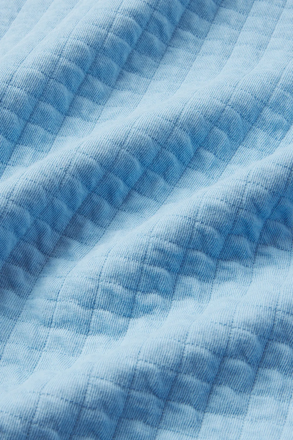 Jacquard Spa Robe in Serene Blue