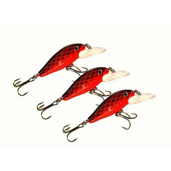 Kamikaze - Redfin Hardbody Lures 3 Pack - 75mm - 7g