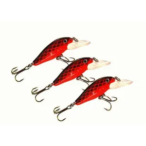 Kamikaze - Redfin Hardbody Lures 3 Pack - 75mm - 7g