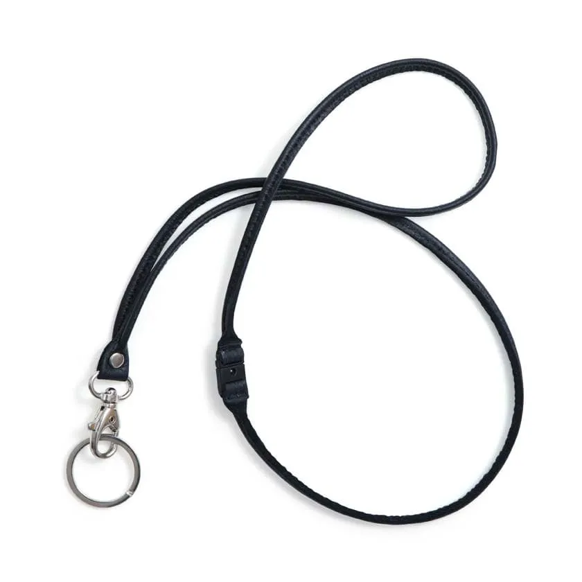 Key chain lanyard, elk leather