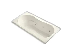 KOHLER K-1157-R-0 7236 72" x 36" alcove whirlpool with integral flange and right-hand drain