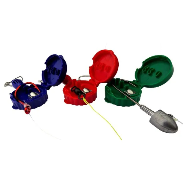 Large Hook Eze Fishing Knot Tying Tool Twin Pack in Green