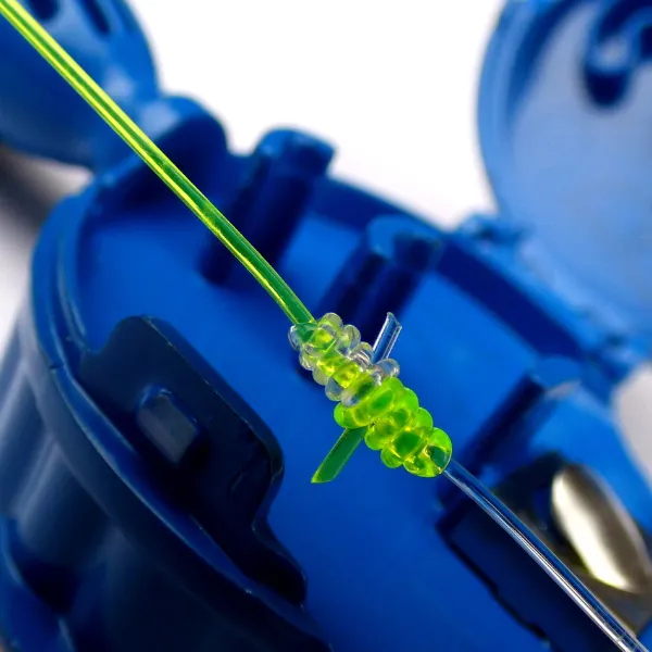 Large Hook Eze Fishing Knot Tying Tool Twin Pack in Green