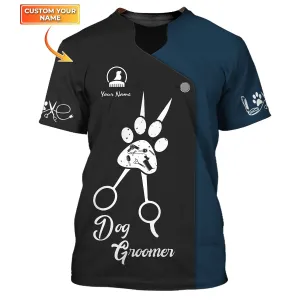 Latest Dog Groomer Pesonalized Shirt Grooming Uniform [Non workwear]