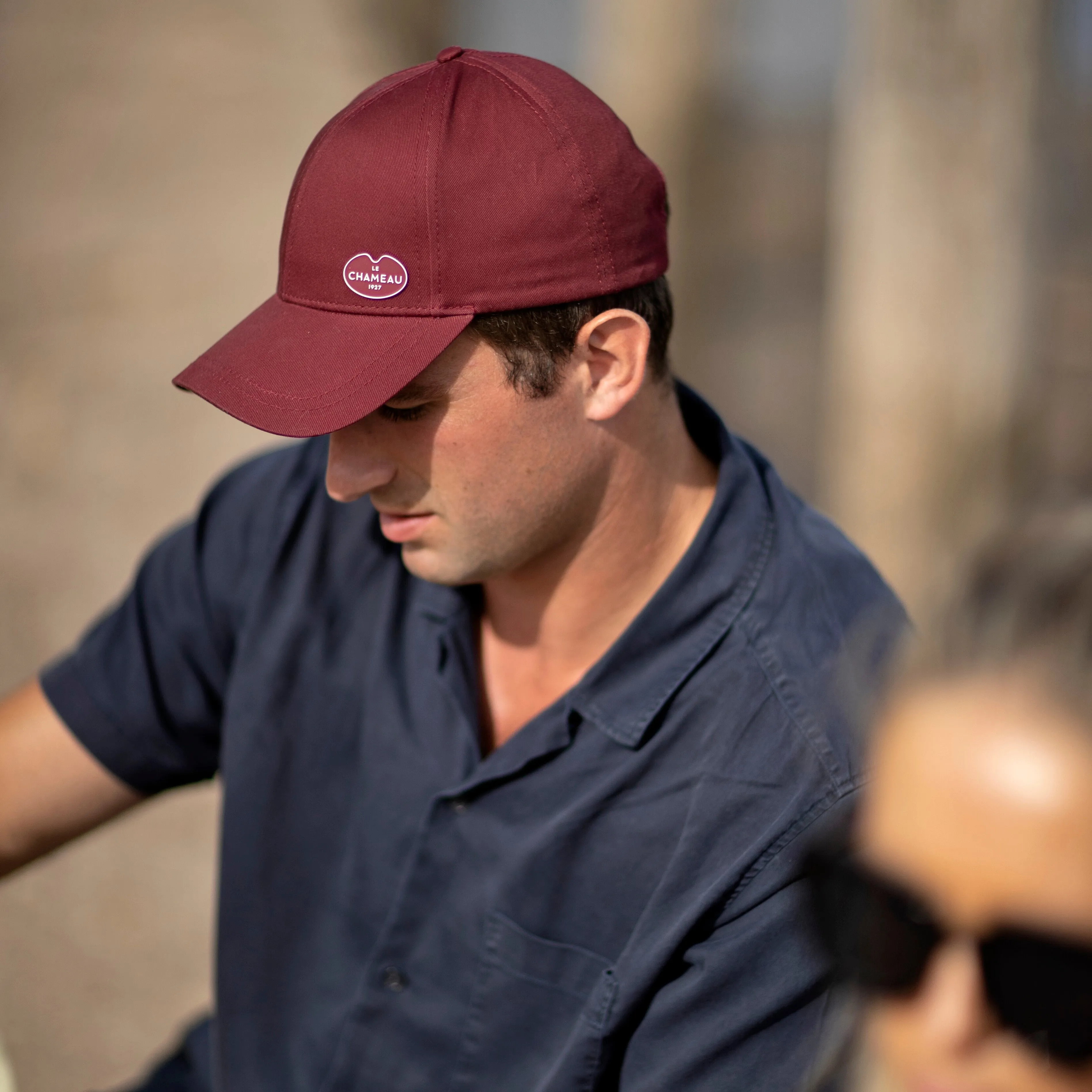 LE CHAMEAU Cotton Cap - Cherry