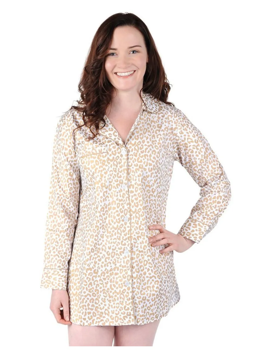 Leopard Print Night Shirt