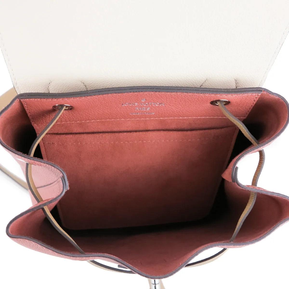 Lockme Backpack in Vieux Rose Sesame Creme