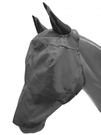 Long Nose Mesh Rip Resistant Fly Mask with Ears
