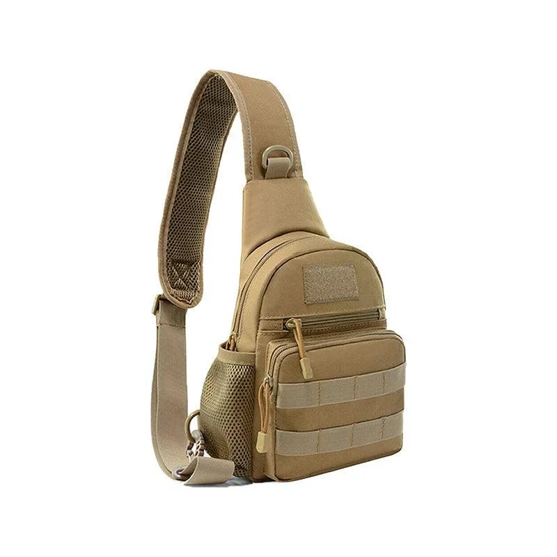 Man Shoulder Backpack Chest Bag Small Sling Cross Body Satchel Bag Outdoor