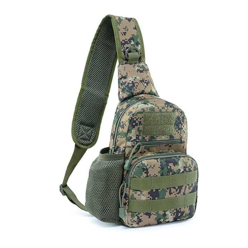 Man Shoulder Backpack Chest Bag Small Sling Cross Body Satchel Bag Outdoor