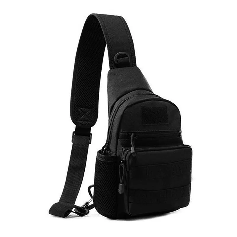 Man Shoulder Backpack Chest Bag Small Sling Cross Body Satchel Bag Outdoor