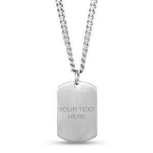 Matte Dog Tag