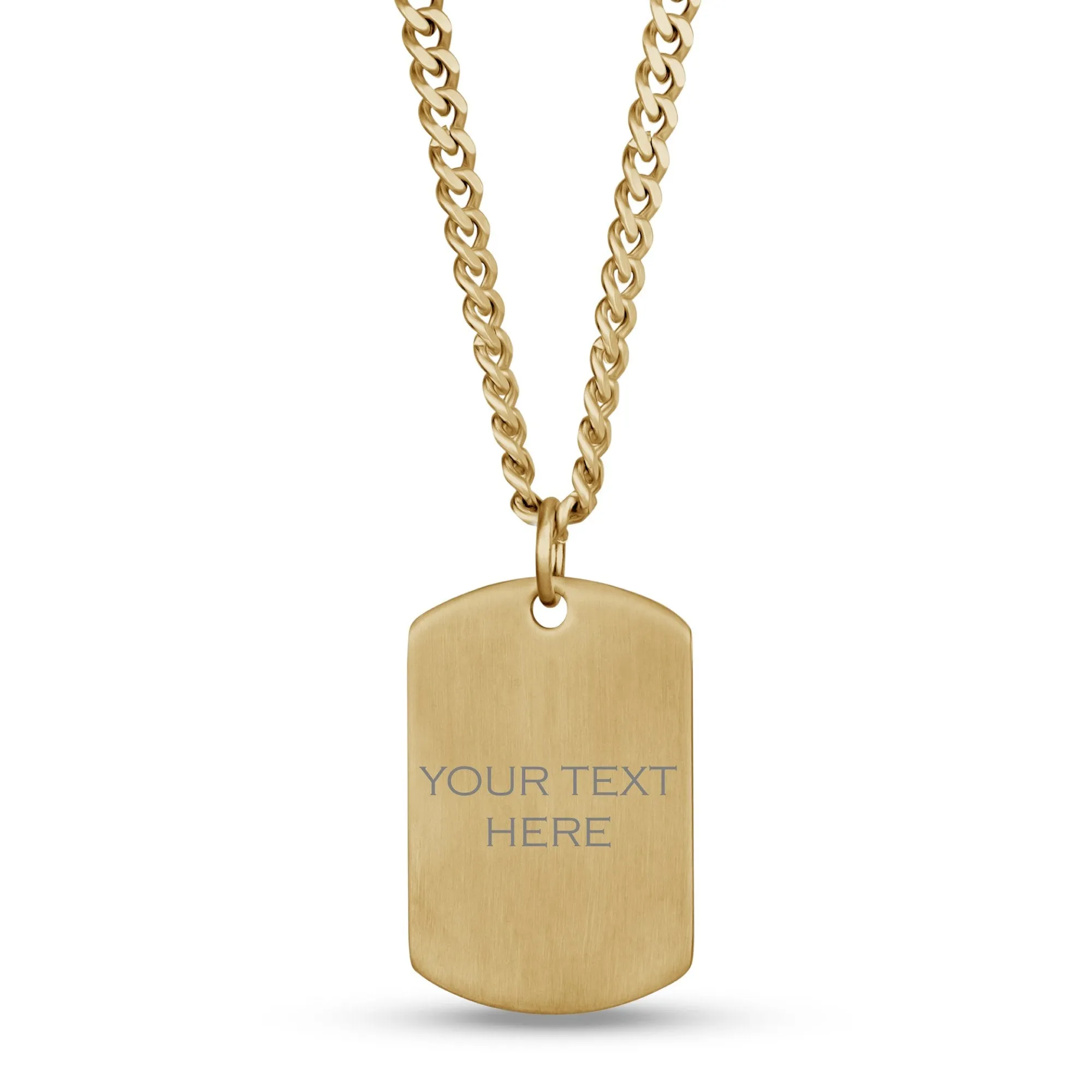 Matte Dog Tag