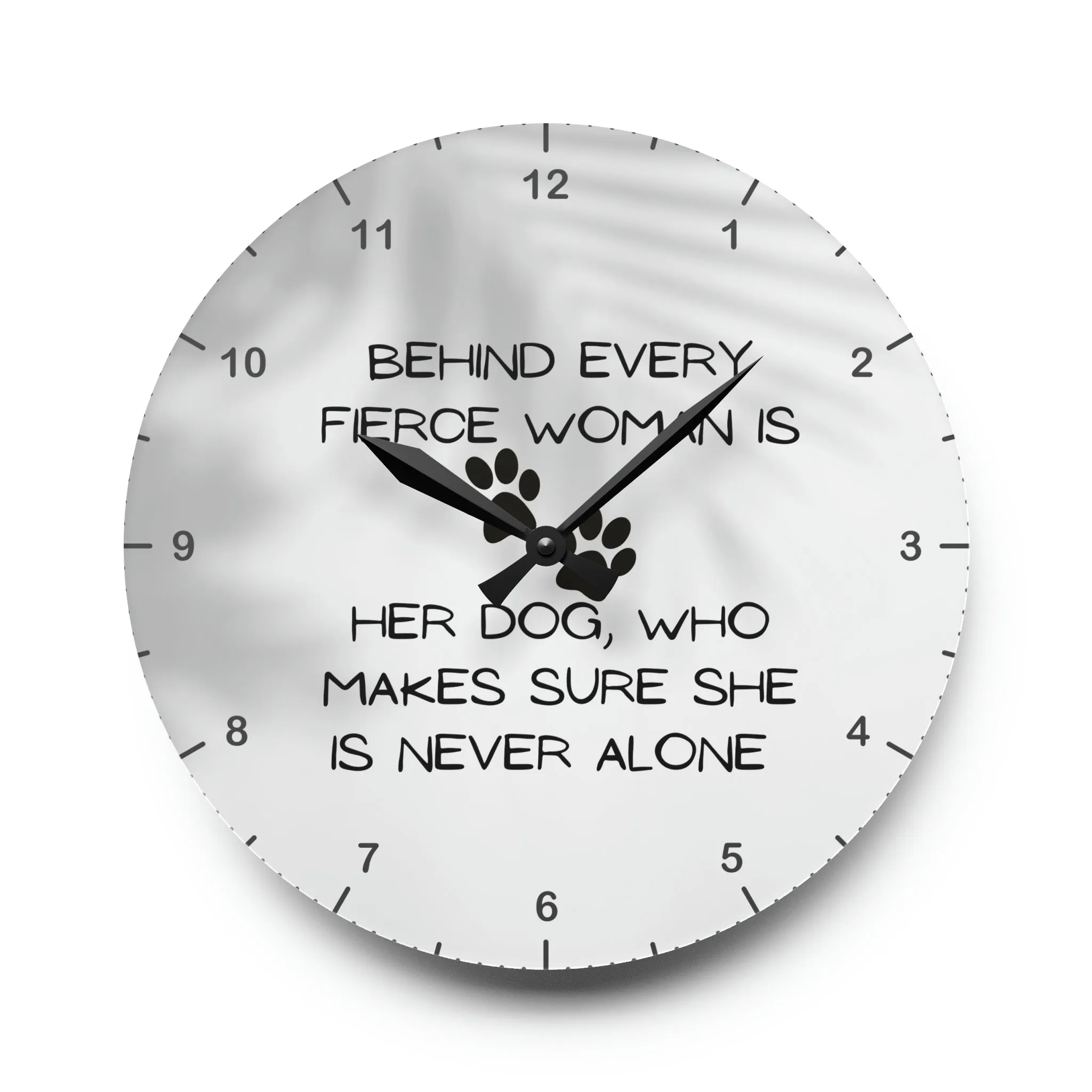 Never Alone Wall Clock