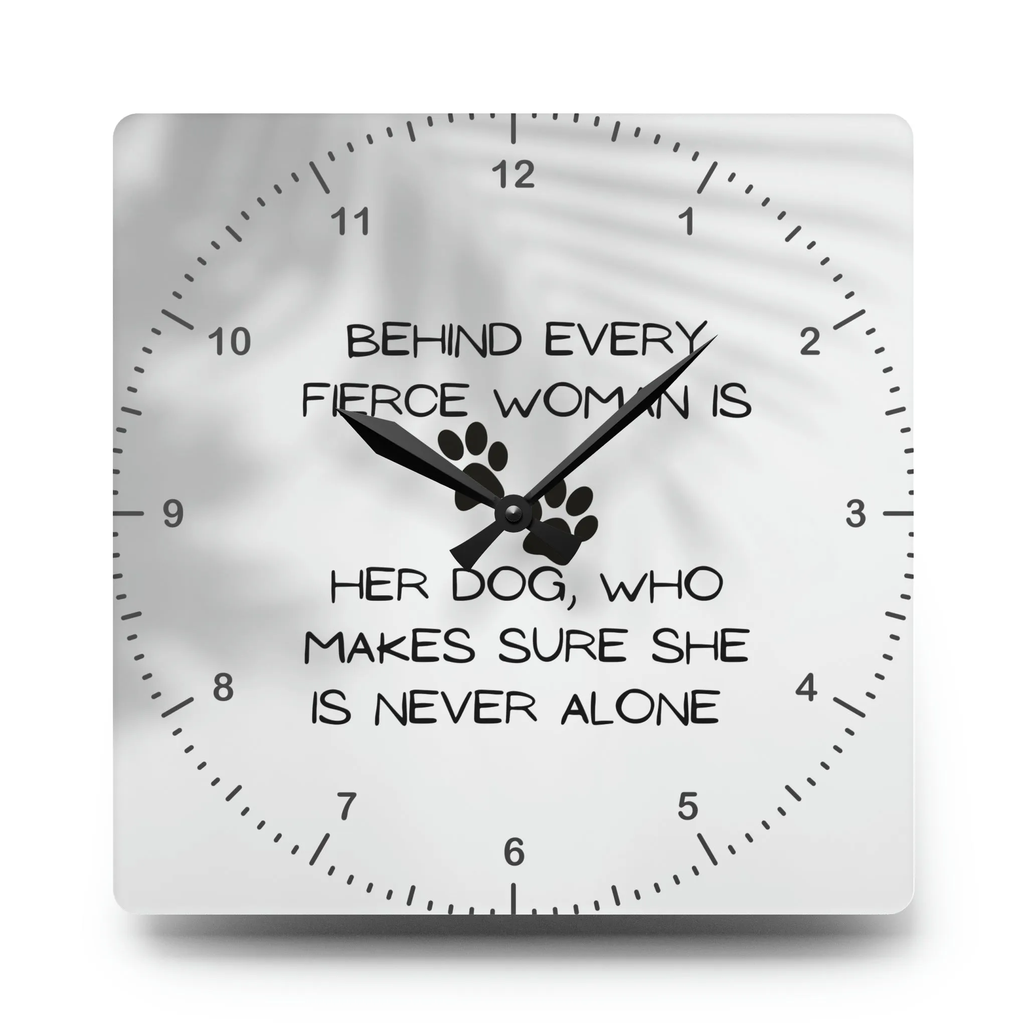 Never Alone Wall Clock