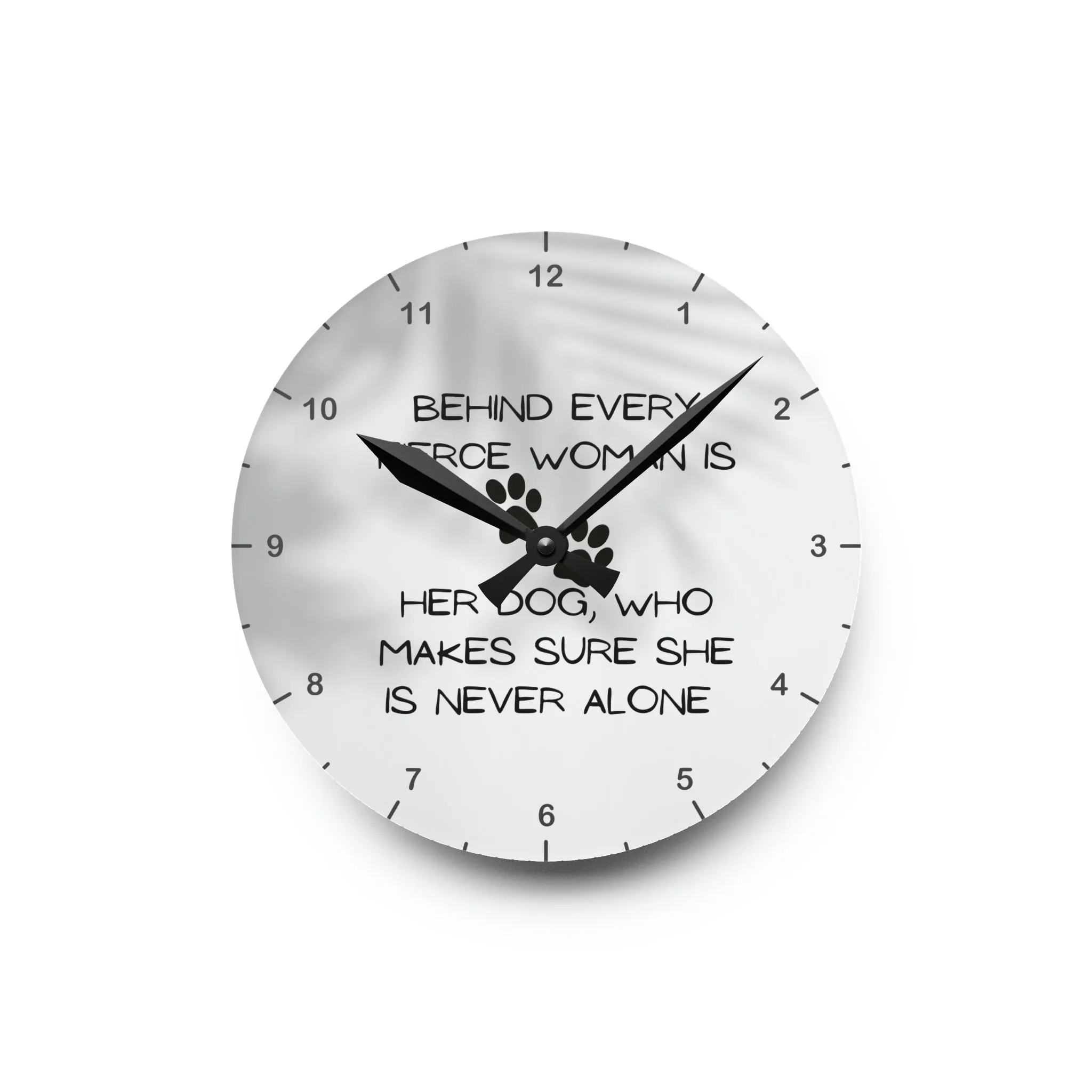 Never Alone Wall Clock