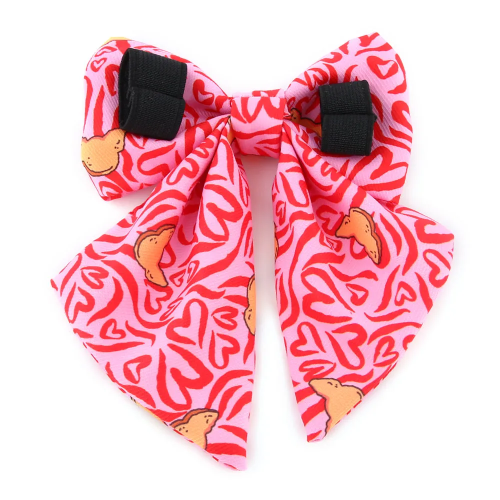 Nugget Bow for Pet Collars | Los Nugget Son Mi Love Language Collection