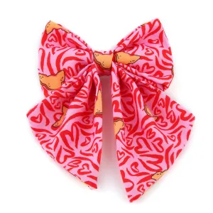 Nugget Bow for Pet Collars | Los Nugget Son Mi Love Language Collection