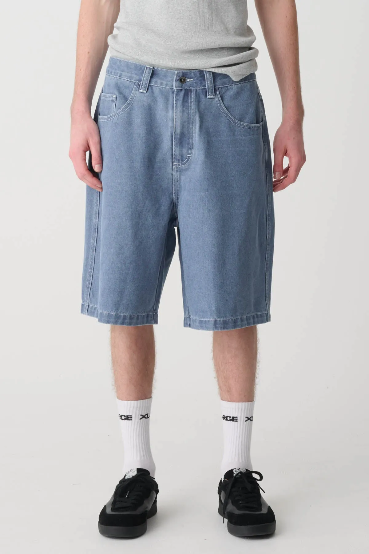 OG BULL DENIM 91 SHORT - MID BLUE