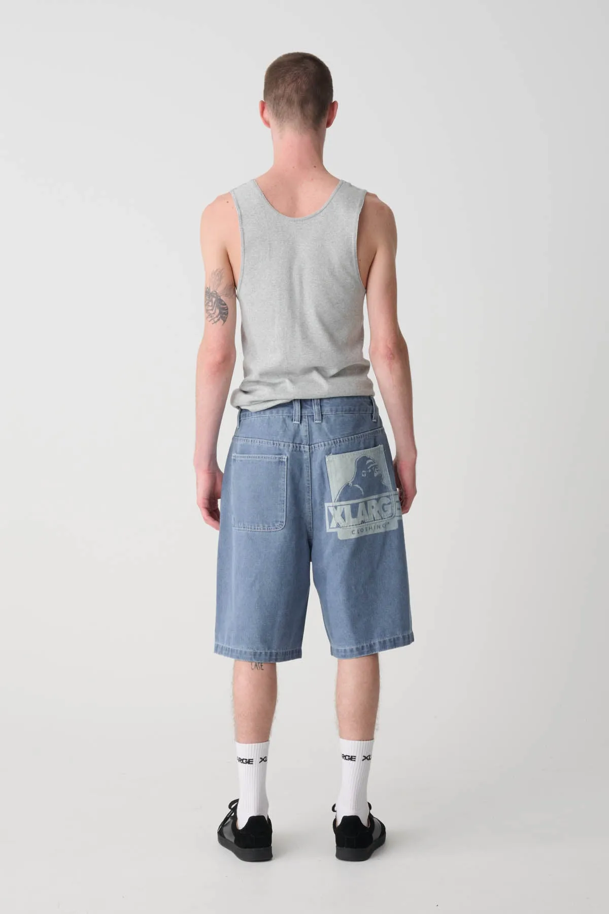 OG BULL DENIM 91 SHORT - MID BLUE