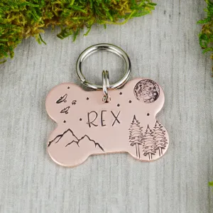 Over the Peaks Pet ID Tag