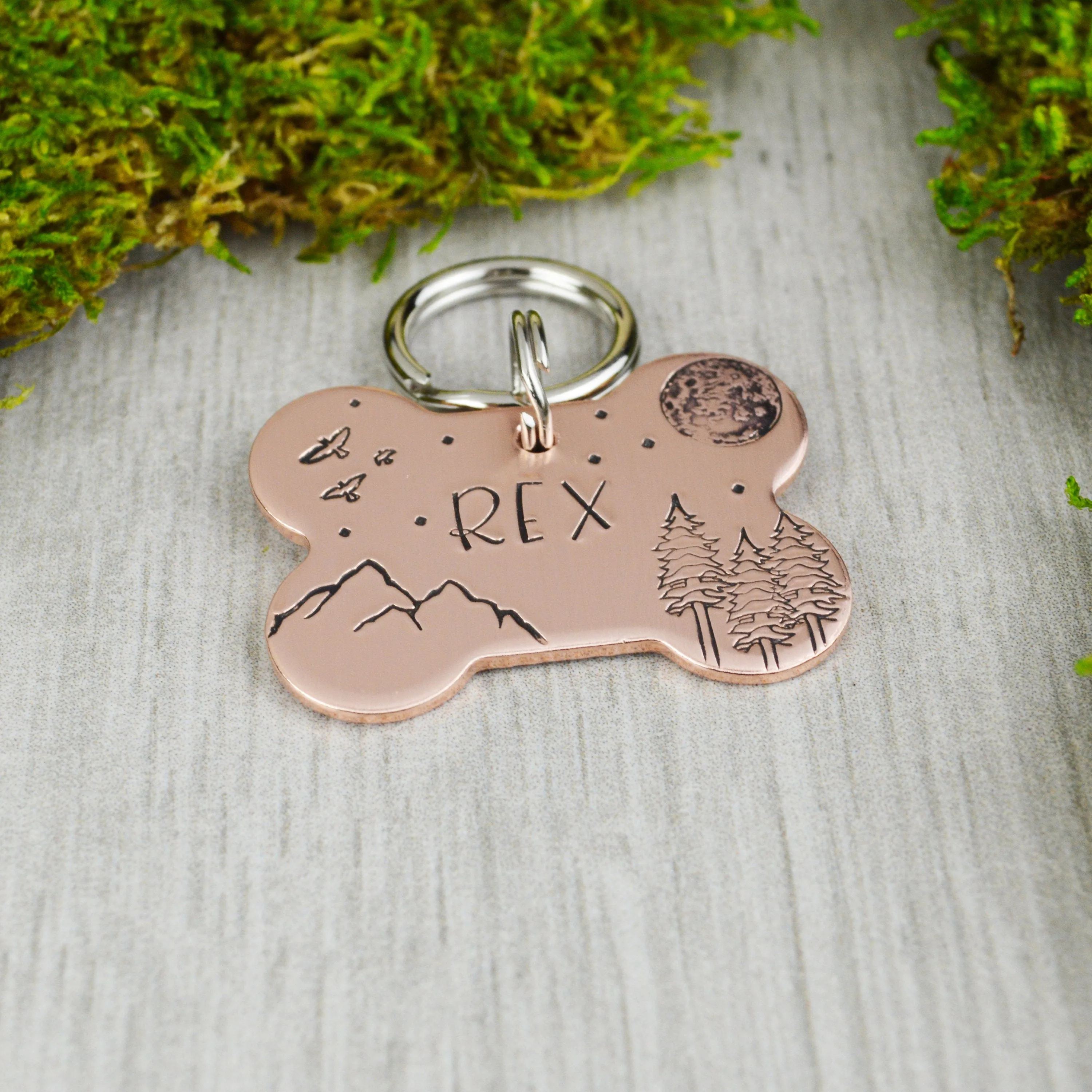 Over the Peaks Pet ID Tag