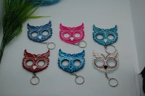 Owl Face Keychain