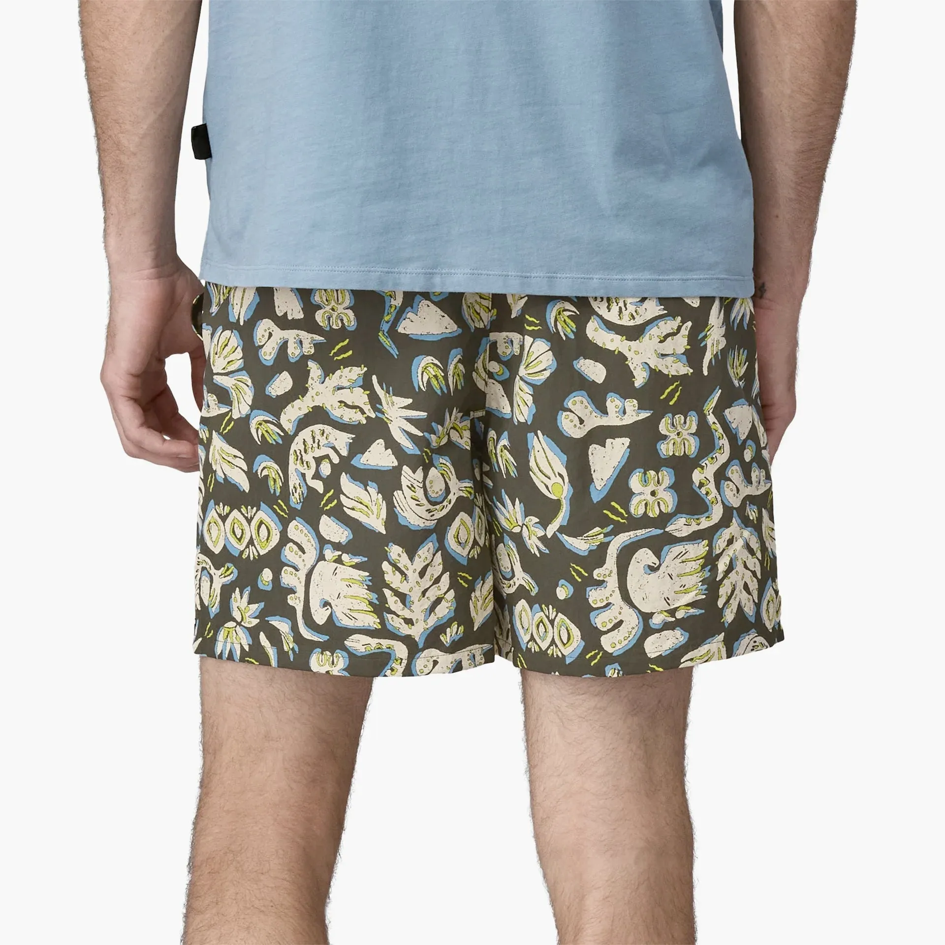 Patagonia M's Baggies Shorts 5" Across Oceans: Pine Needle Green