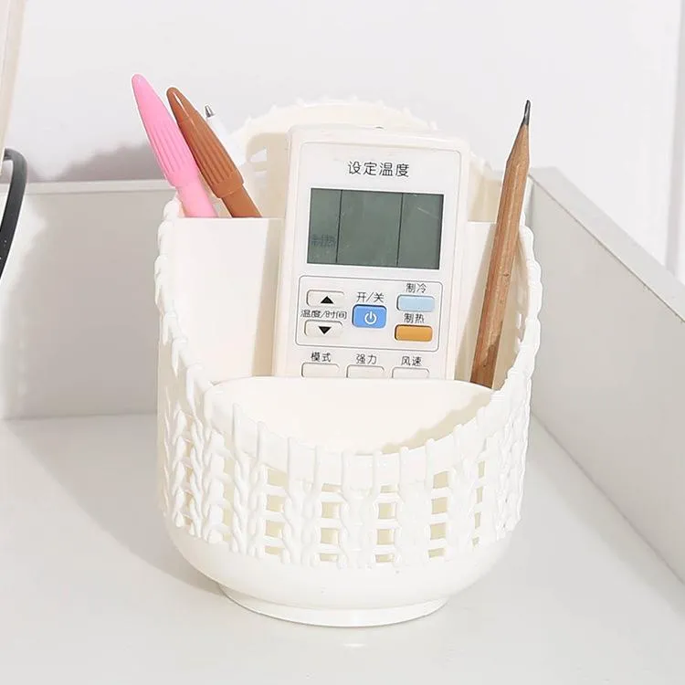 Plastic Desktop Organizer Storage Basket Finishing Box Cosmetics Debris Case Desk Storage Container