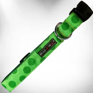 Polka Dot Dog Collars, Leads, and Bows - Monotone - 6 Styles