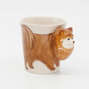 Pomeranian Hand-painted Dog Mug