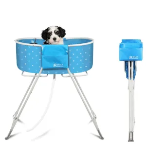 Portable Elevated Dog Grooming Bath Tub