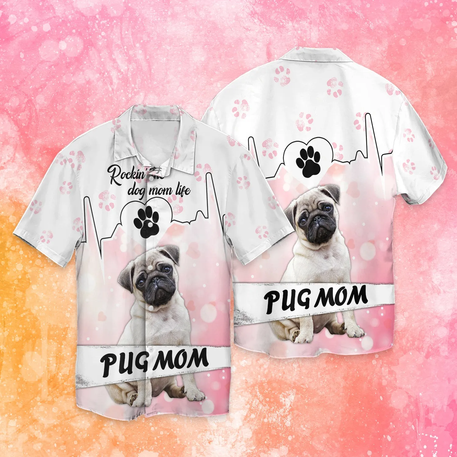 Pug Mom - 3D Full Print