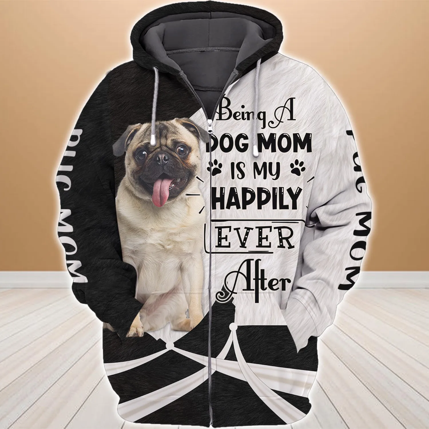 Pug Mom - 3D Full Print