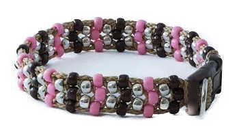 Rachelle Beaded Dog Collar