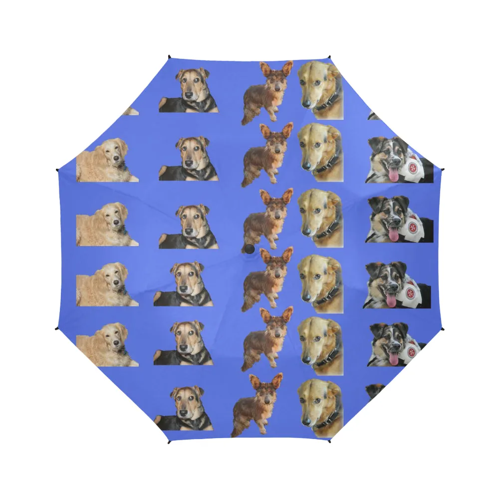 Rescue Dogs Umbrella - Auto Open