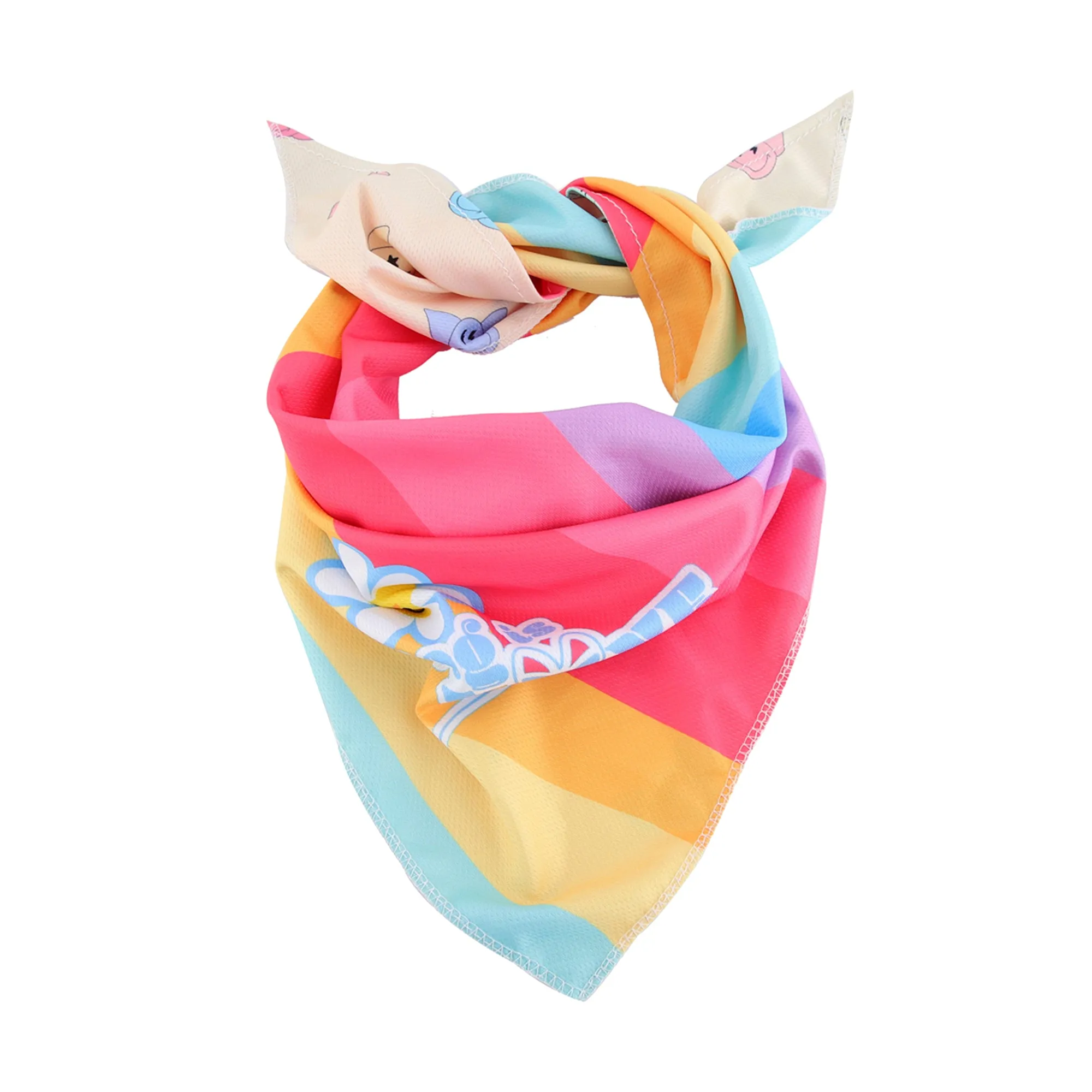 Reversible CoolCanine Bandana | Paws of Pride Collection | Happy Faces