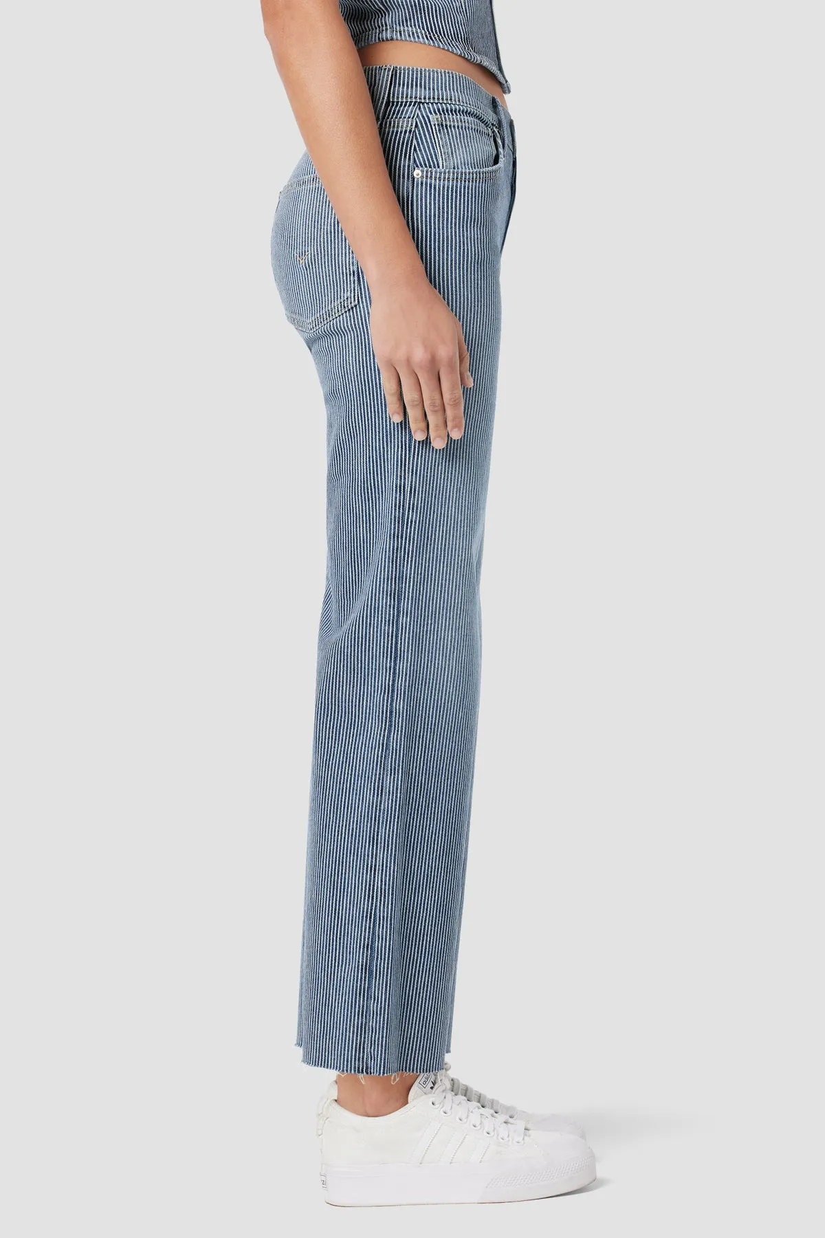 Rosie High-Rise Wide Leg Ankle Jean